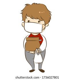 ilustración vectorial del personaje masculino 27