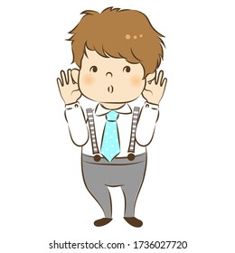 ilustración vectorial del carácter masculino 31