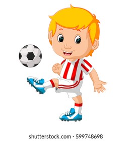 Vektorgrafik des Fußballspielers