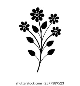 Vector illustration of a branch with leaves perfect for botanical designs naturethemed artwork and ecofriendly projects