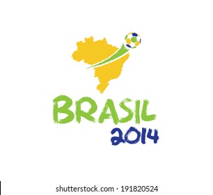 vector illustration brasil 2014