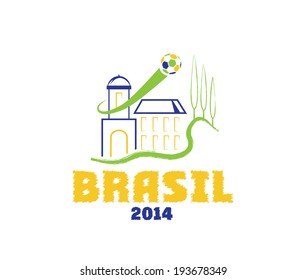 vector illustration brasil 2014