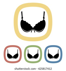 Vector illustration of brassiere