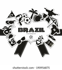 Vector Illustration of Brazil