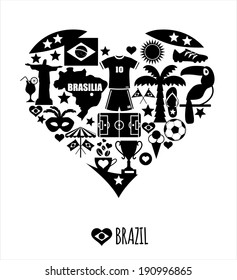 Vector Illustration of Brazil