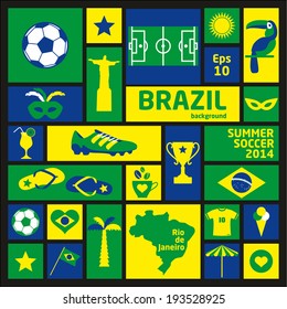 Vector Illustration of Brazil