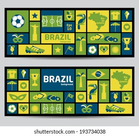 Vector Illustration of Brazil