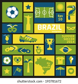 Vector Illustration of Brazil