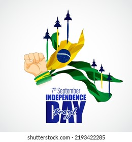 Vektorgrafik zum Brasilianischen Unabhängigkeitstag