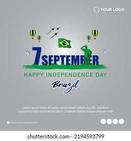 Vector illustration for Brazil Independence Day