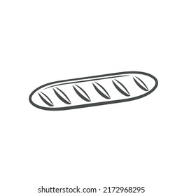 a vector illustration of bread and cake