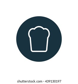 Vector illustration of bread icon