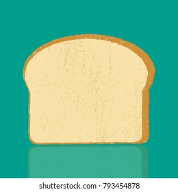 Vector illustration of bread loaf. Bread icon