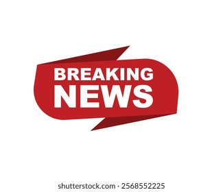 Vector illustration breaking news background, Live Breaking News headline with blue and red color background