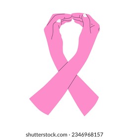 vector illustration of Breast Cancer Awareness