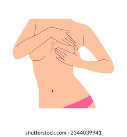 vector illustration of Breast Cancer Care concept