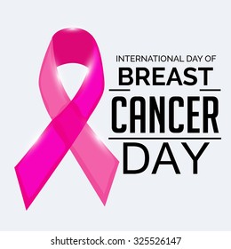 Vector illustration for Breast Cancer Day Background.