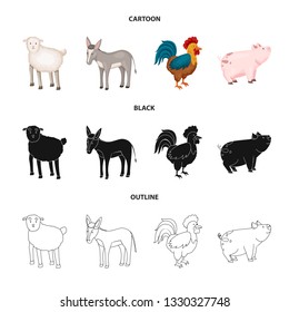 Vector illustration of breeding and kitchen  icon. Collection of breeding and organic  stock vector illustration.