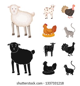 Vector illustration of breeding and kitchen  icon. Set of breeding and organic  stock vector illustration.