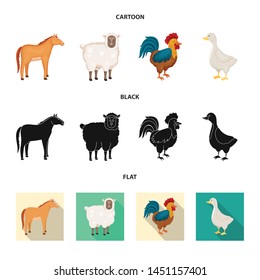 Vector illustration of breeding and kitchen icon. Collection of breeding and organic vector icon for stock.