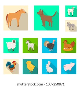Vector illustration of breeding and kitchen  logo. Set of breeding and organic  stock vector illustration.