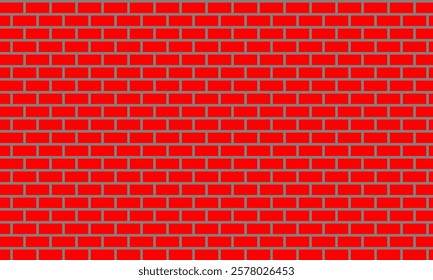 Vector illustration of brick wall. Brick wall seamless pattern vector. background
