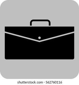 Vector Illustration with Briefcase Icon
