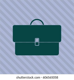 Ilustración vectorial del icono del vector de maletín
