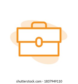 Vector illustration of briefcase icon design template