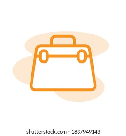 Vector illustration of briefcase icon design template