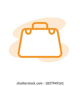 Vector illustration of briefcase icon design template
