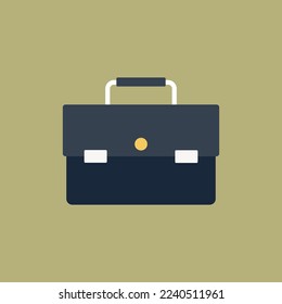 Vector illustration of briefcase icon for papers and documents.