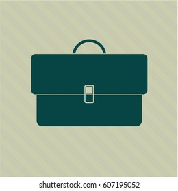Vector Illustration of Briefcase icon or symbol
