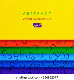 Ilustración vectorial de fondo abstracto brillante