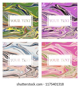 Vector illustration of bright color abstract pattern background with line gradient texture for minimal dynamic cover design. Poster, flyer, templat, magazine, web