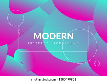 Vector illustration of bright color abstract pattern background