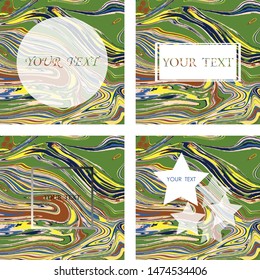 Vector illustration of bright color abstract pattern background with line gradient texture for minimal dynamic cover design. Poster, flyer, templat, magazine, web