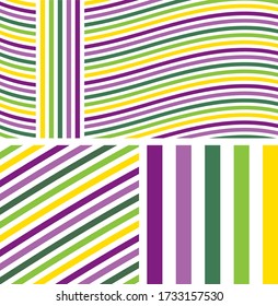 Vector illustration of bright color abstract pattern background with line  texture  dynamic cover design.Yellow, green,violet placard poster template.