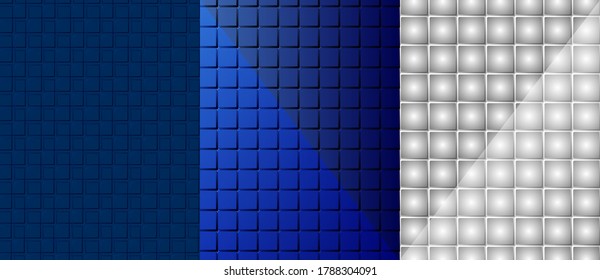 Ilustración vectorial de fondo de patrón abstracto de color brillante con textura de gradiente de línea azul para un diseño de cubierta dinámica mínimo. 
