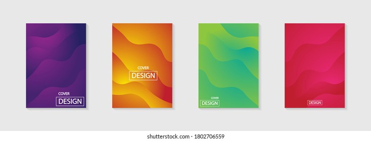 Ilustración vectorial de fondo de patrón abstracto de color brillante con textura de gradiente de línea para un diseño de cubierta dinámica mínimo. Plantilla de afiches azul, rosa, amarillo, verde, coloridamente.