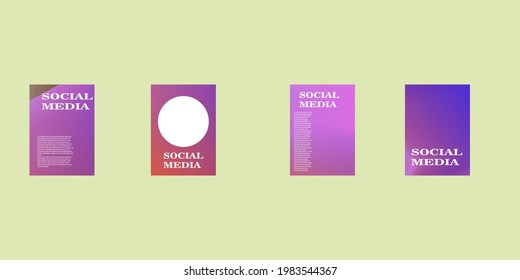 Vector illustration of bright color abstract pattern background with line gradient texture for minimal dynamic cover design