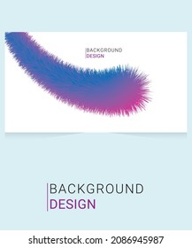 Vector illustration of bright color abstract pattern background with line gradient texture for minimal dynamic cover design. Blue, pink placard  template EPS-10