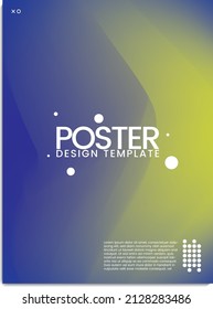 Vector illustration of bright color abstract pattern background texture for minimal dynamic cover design. Minimalistic background placard poster template with purple and blue colors.