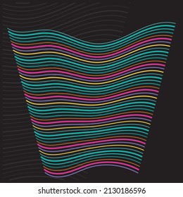 Ilustración vectorial de textura de fondo de patrón abstracto de color brillante para un diseño de cubierta dinámica mínimo. Colores de plantilla de afiche de carteles de fondo minimalista.