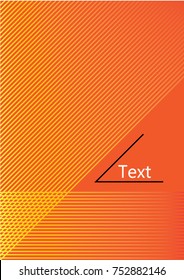 Vector illustration of bright color abstract pattern background with line gradient texture for minimal dynamic cover design.