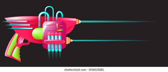 Ilustración vectorial de un brillo de color brillante con fuego sobre fondo negro