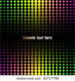 Vector illustration of Bright glowing abstract background.
