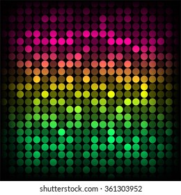 Vector illustration of Bright mosaic.