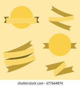 Vector illustration bright ribbon.