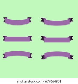 Vector illustration bright ribbon.